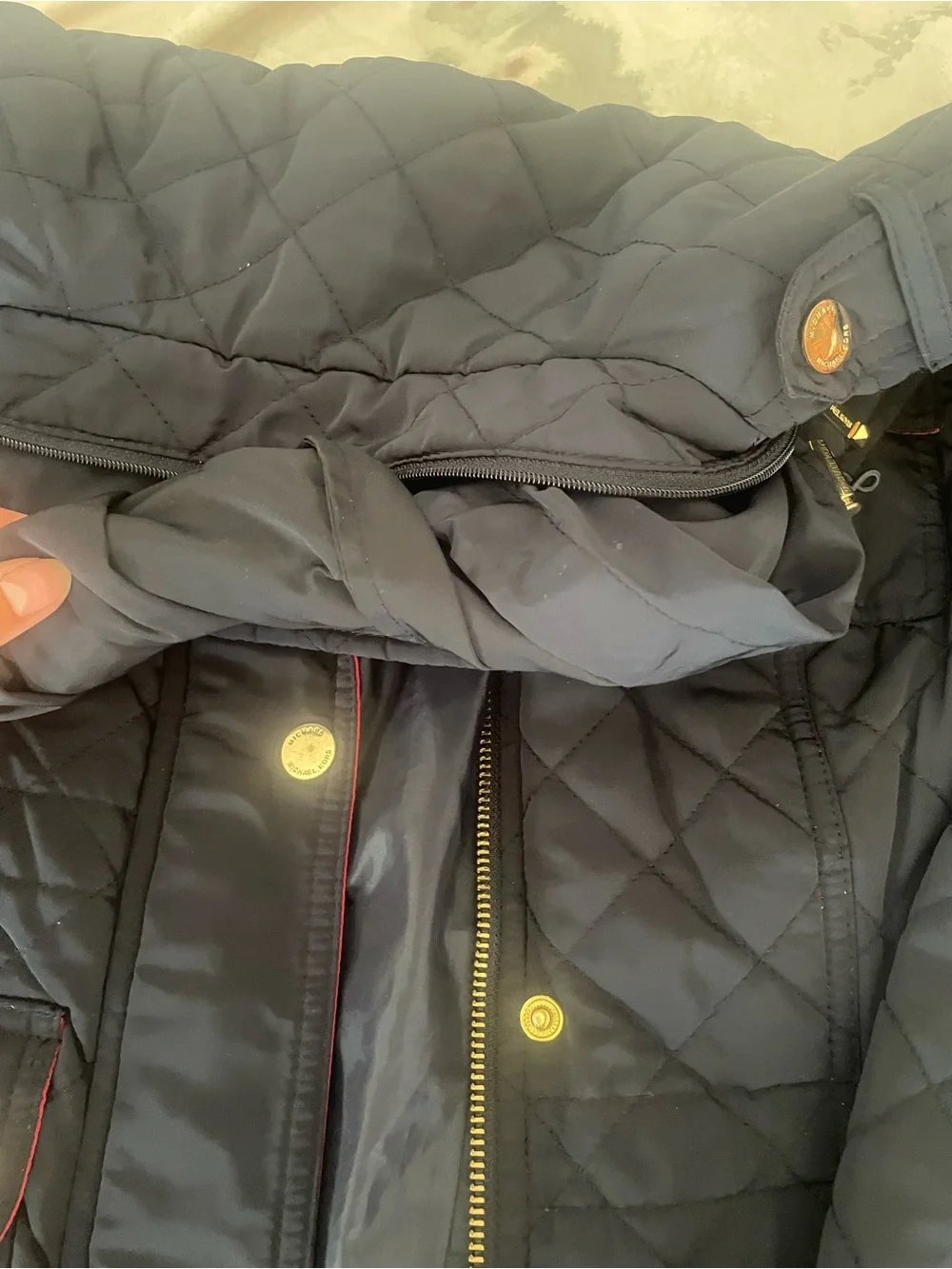 Michael Kors quilted puffer
